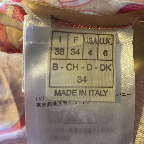 EMILIO PUCCI 2000's Y2K Vintage 70’s Floral Print Tunic 🌸 Size 4 - Picture 10 of 10